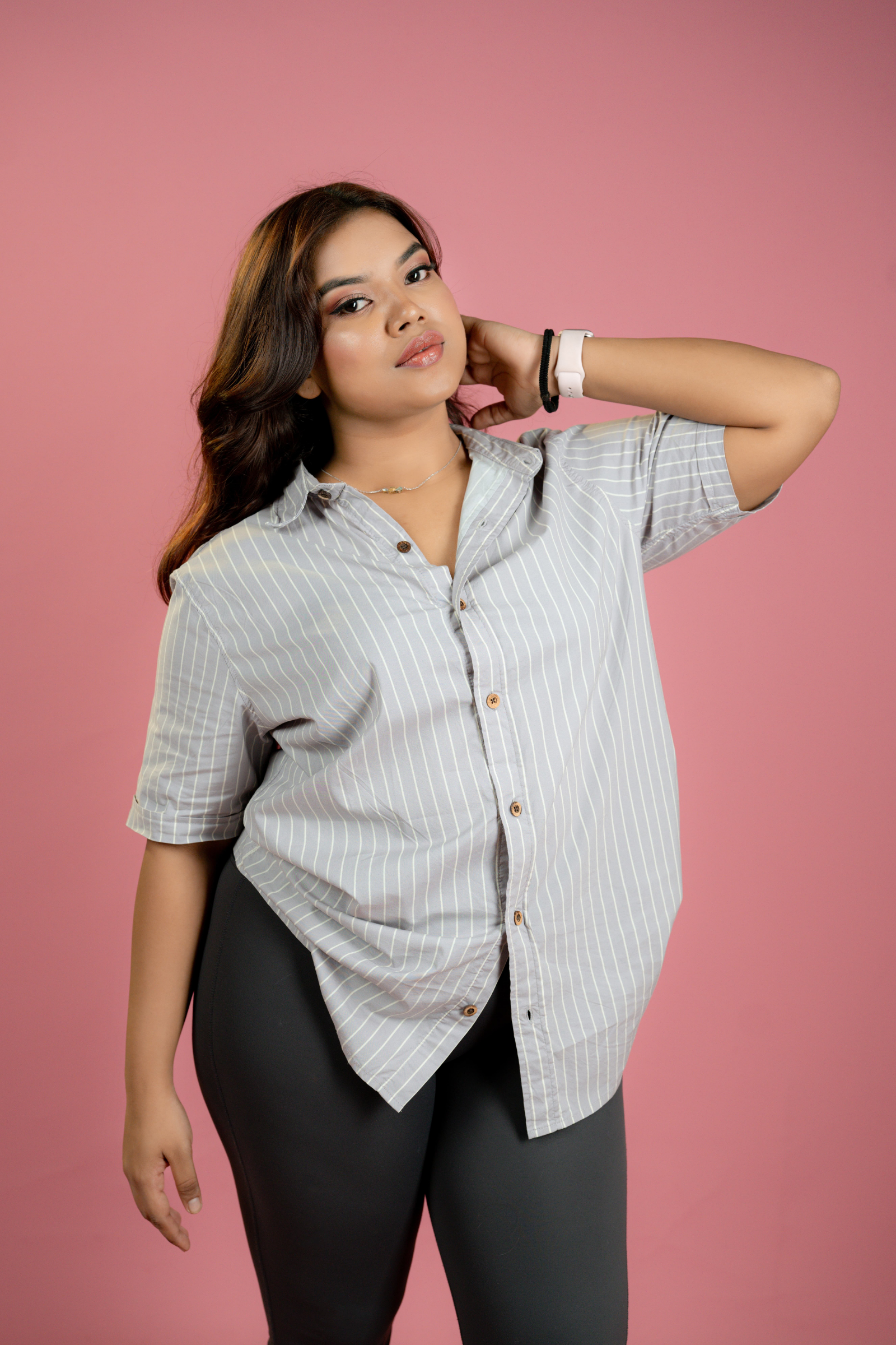 Pastel pinky stripes unisex shirt Pastel pinky stripes unisex shirt
